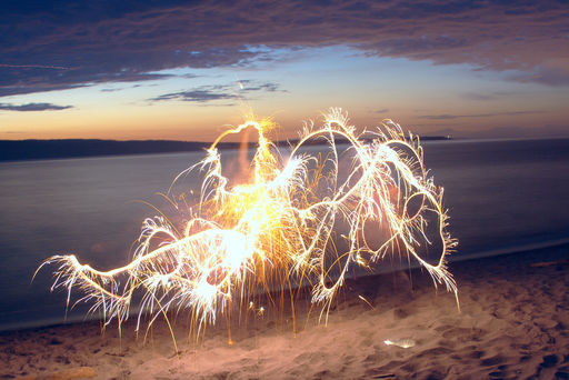 sparkler dragon